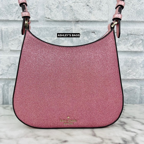 Kate Spade Glimmer Glitter Shoulder Bag In Mitten Pink - Picture 2 of 11